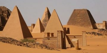 Pyramides en Nubie (Soudan)